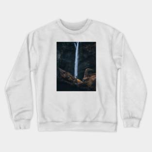 Kvernufoss Waterfall Crewneck Sweatshirt